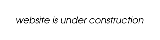 website is under construction
